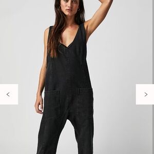 Black Denim Jumpsuit From We The Free By Free People